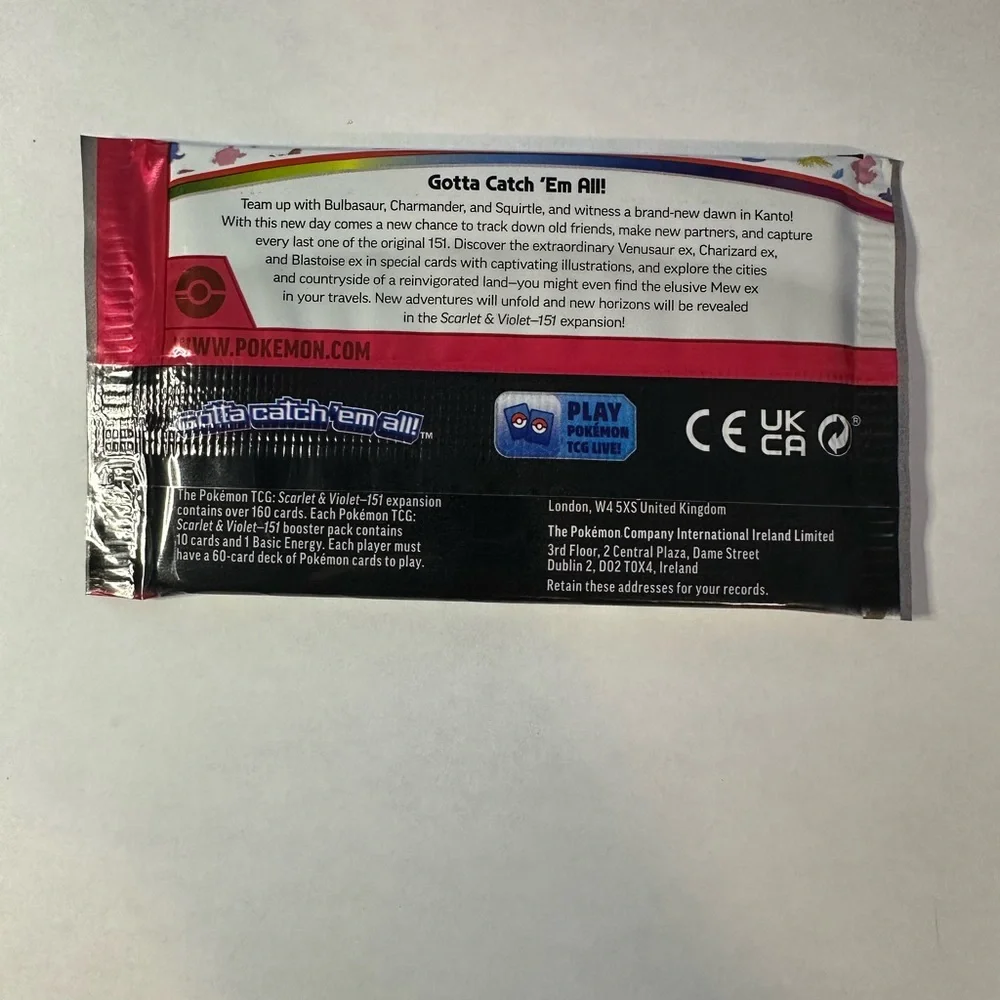 Pokémon 151 Booster Pack - SV: Scarlet & Violet 151 (MEW) - Picture 4 of 4